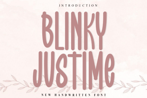 Blinky Justime: A Modern Handwritten Script for Elegant Projects