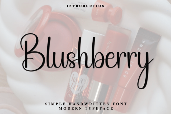 Blushberry: The Handwritten Font That Feels Effortlessly Modern