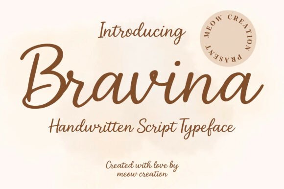 Bravina: The Handwritten Script for Warm Branding