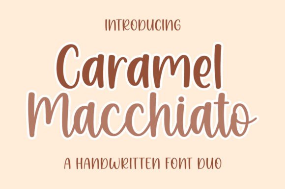Caramel Macchiato: A Font Duo for Every Creative Vision