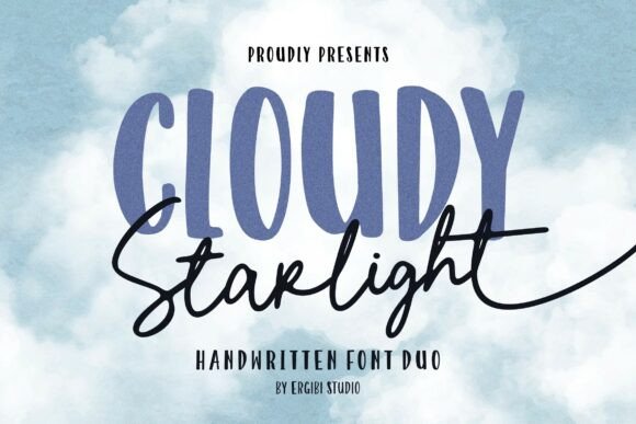 Cloudy Starlight: A Font Duo for Whimsical Branding