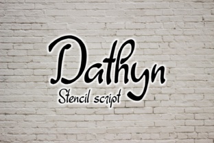 Exploring Dathyn: A Modern Stencil Script for Authentic Branding