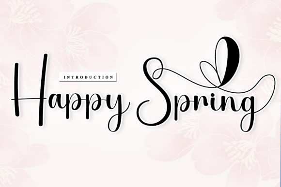 Happy Spring: A Sophisticated Script Font for Artisanal Branding