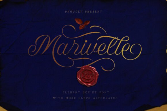 Marivelle: Crafting Visual Poetry with an Elegant Script Font