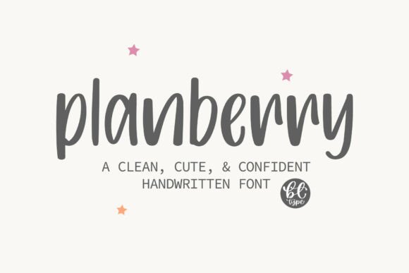 Meet Planberry: A Handwritten Font with Modern Polish