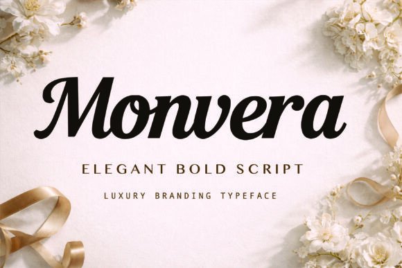 Monvera: The Bold Script for Modern Luxury Branding