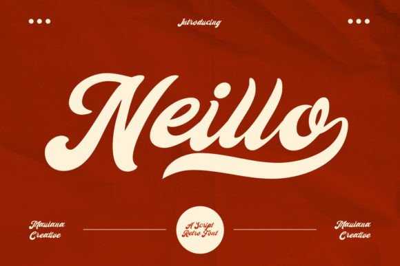 Neillo: The Retro Script Font That Feels Like a Handwritten Note