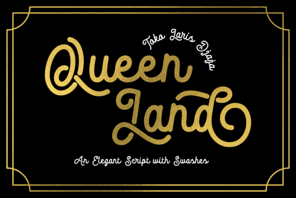 Queen Land: The Elegant Script for Modern Branding