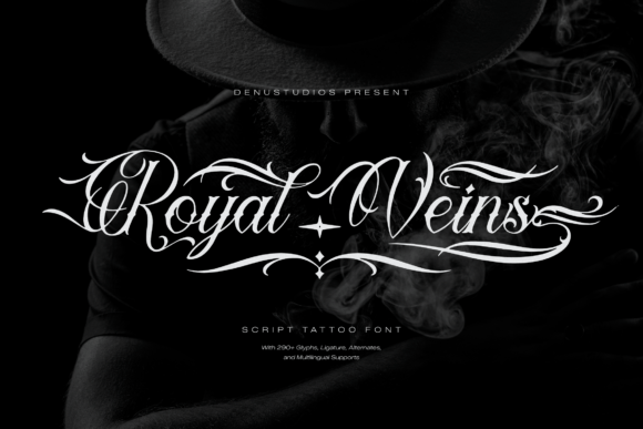 Royal Veins: The Ultimate Script Font for Bold Branding