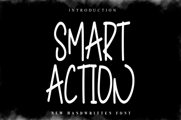 Smart Action: Crafting a Signature Look with a Modern Handwritten Script Font