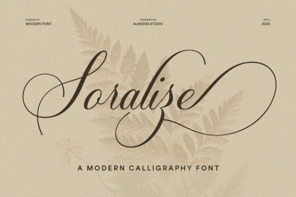 Soralize: The Elegant Calligraphy Font for Modern Brands