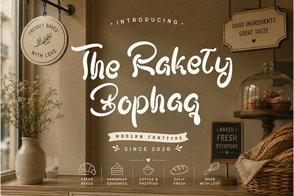 The Rackety Bophaq: A Font with a Friendly Handshake