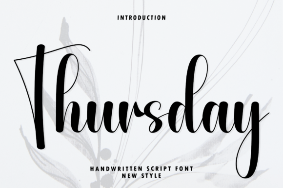 Thursday: Defining Modern Elegance in Handwritten Typography