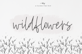 Wildflowers: A Creative Script Font for Standout Designs
